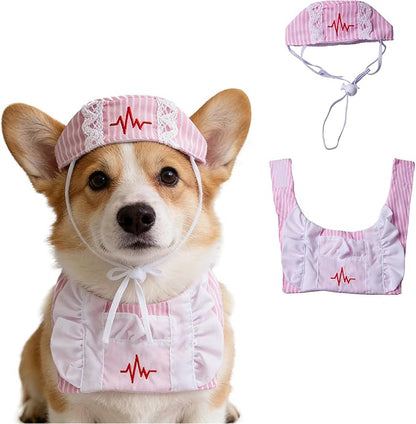 SEIS 2 Pcs Pet Nurse Costume by SEISPetSupplies