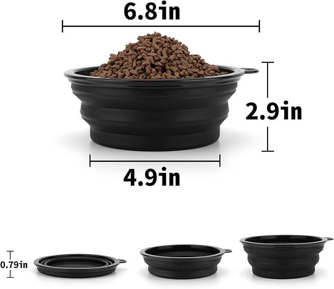 SLSON Dog Bowls Pet Collapsible Bowl - Image 5