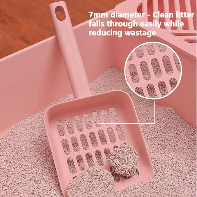 2 in 1 Cat Litter Scoop with Holder Stand Cat Stuff Cat Scooper - Image 3