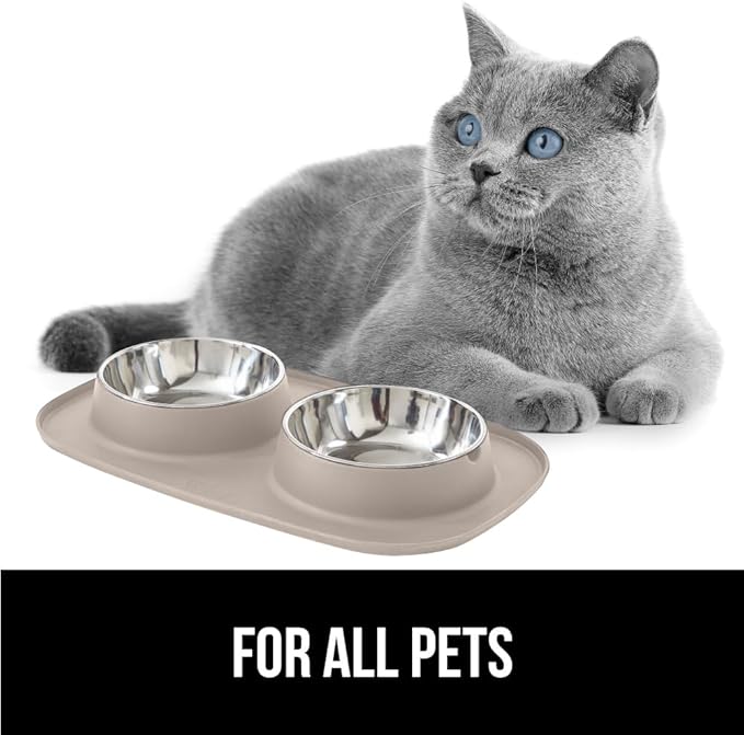 GORILLA GRIP Feeding Mat Bowl Set, 100% Waterproof BPA Free Silicone Base - Image 8