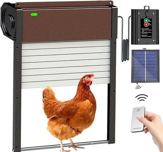 Automatic Chicken Coop Door Solar Powered by Unknown