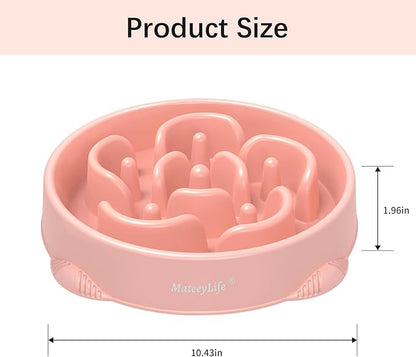 MateeyLife Large Slow Feeder Dog Bowls 2PCS, Anti-Choking Puzzle Dog Food Bowls - Image 3