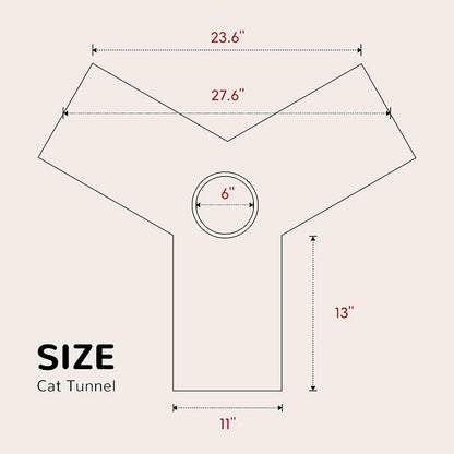 Tempcore Pet Tunnel Tube Toys 3 Way Collapsible, Cat Tunnels - Image 3