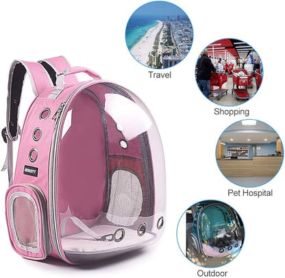 Cat Backpack Carrier, Pet Backpack, Breathable Cat Dog Space Capsule Backpack - Image 5