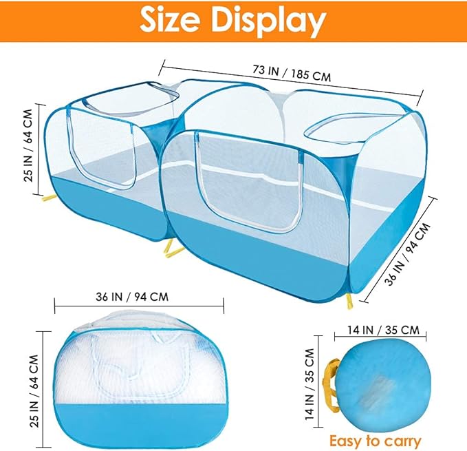 Lukovee Small Animals Playpen, Chicken Pen - Image 5