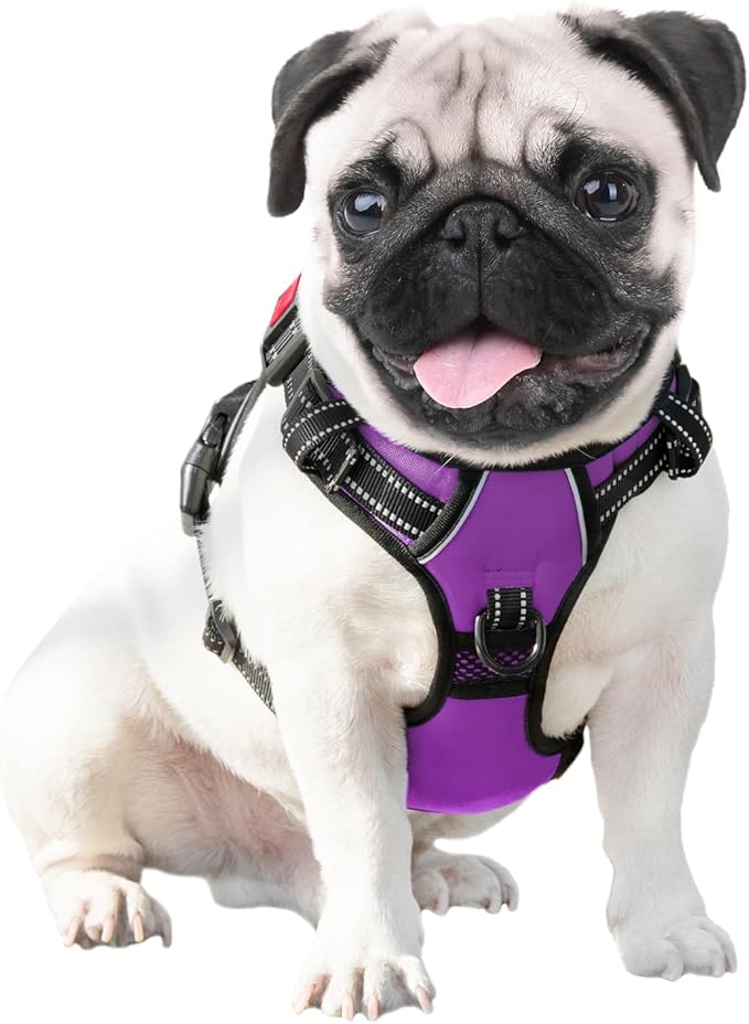 PHOEPET Reflective Dog Harness Large Breed Adjustable No Pull Vest - Image 6