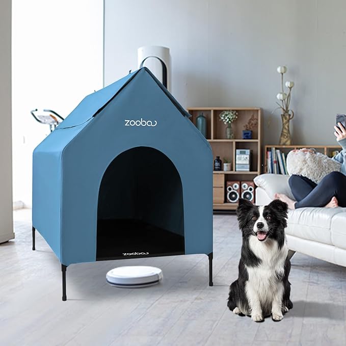 Zooba 36" Large Dog House for Large Dog Indoor or Outside, Weatherproof 600D - Image 9