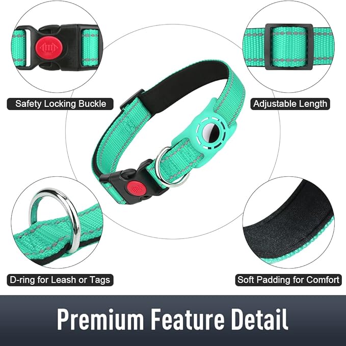 AirTag Dog Collar with AirTag Holder Compatible - Image 5