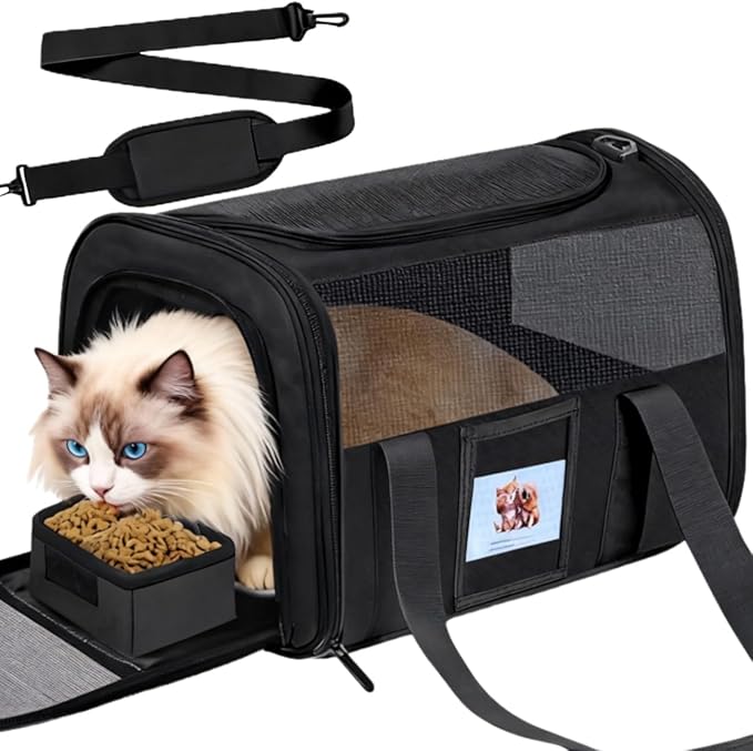 Soft Cat Carrier for Pets Up to 25 lbs, Cat Pet Travel Bag by Unknown