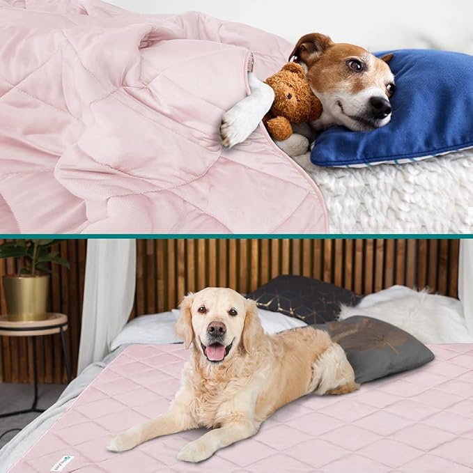 PetAmi Premium Cooling Dog Blanket | Lightweight Fluffy Pet Throw Blanket Bed - Image 4