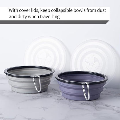 SLSON Dog Bowls Pet Collapsible Bowl - Image 2