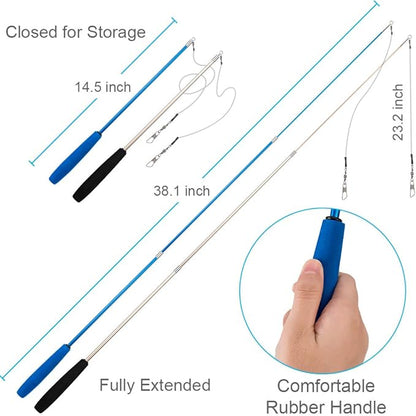 JIARON Cat Toys Feather Toy, Interactive Catcher and Funny Exercise - Image 2