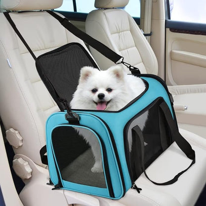 Henkelion Pet Carrier for Small Medium Cats Puppies up to 15 Lbs, Airline - Image 5