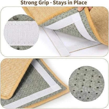 Cat Scratcher Mat, 23.6 X 15.7 Inch, Natural Sisal Cat Scratching Mat - Image 4