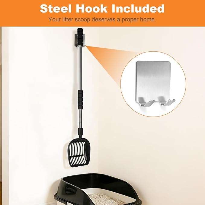 Cat Litter Scoop, Metal Litter Scooper - Image 7