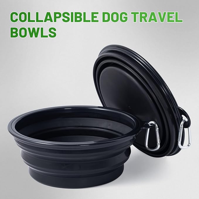 Extra Large Dog Bowl Pet Collapsible Bowls, 2 Pack Collapsible Dog Water Bowls - Image 5