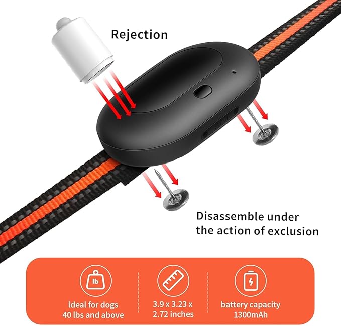 Dog GPS Tracker with Health Monitoring: Real-Time Pet Tracker Collar Attachment - Image 5