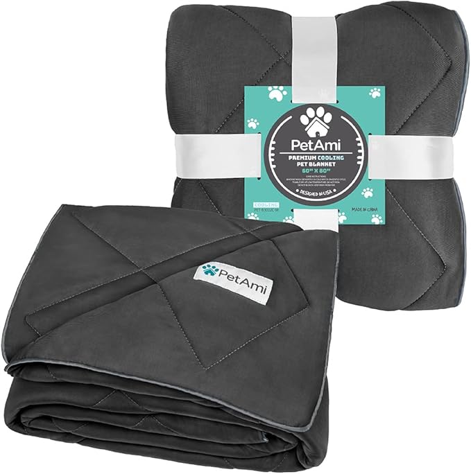 PetAmi Premium Cooling Dog Blanket | Lightweight Fluffy Pet Throw Blanket Bed - Image 6