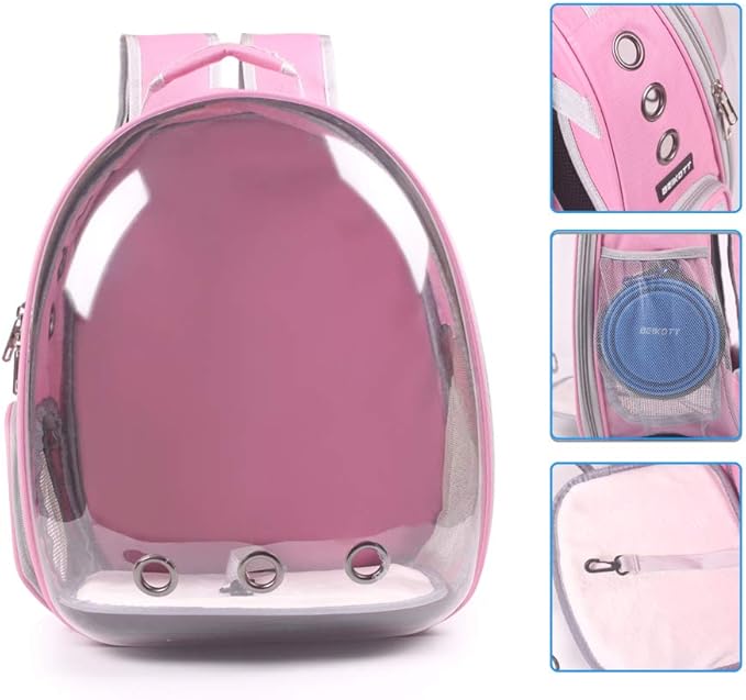 Cat Backpack Carrier, Pet Backpack, Breathable Cat Dog Space Capsule Backpack - Image 3