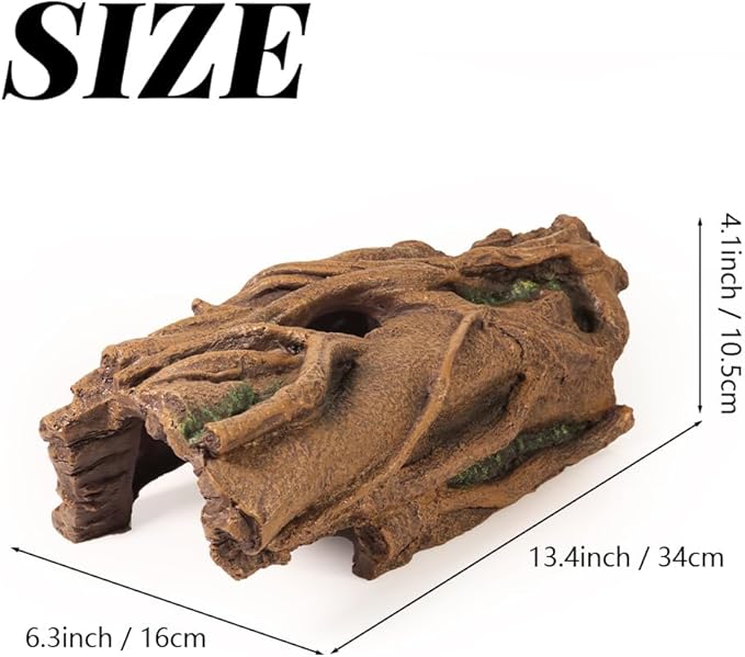 Fish Tank Decorations XL 13.4" Large Bearded Dragon Tank Accessories Driftwood - Image 2