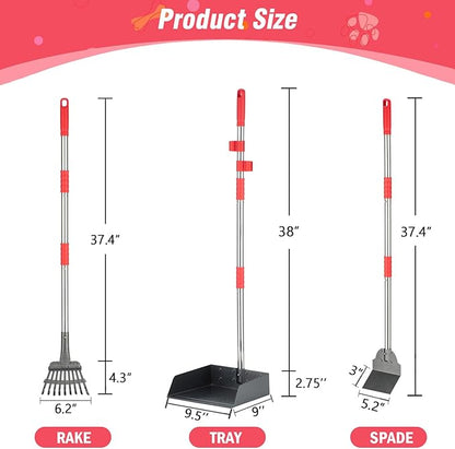 FUSBUNTY Dog Pooper Scooper Set, Pooper Scooper - Image 2