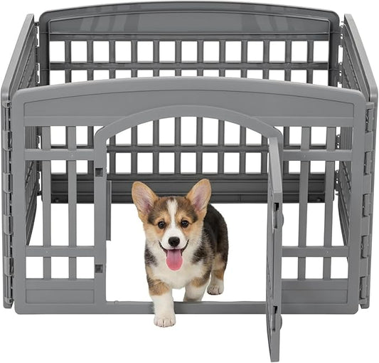 IRIS USA 24" Dog Playpen 4-Panel Pet Exercise Pen by IRISUSA