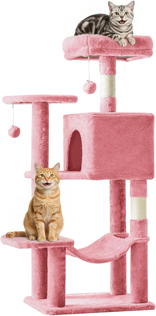 DUMOS Small 44 Inch Cats Tree Tower, Cat Climbing Tower by DumosLifestyle