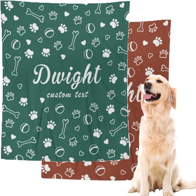 M YESCUSTOM Custom Dog Blanket by MYESCUSTOM