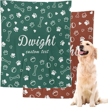 M YESCUSTOM Custom Dog Blanket by MYESCUSTOM
