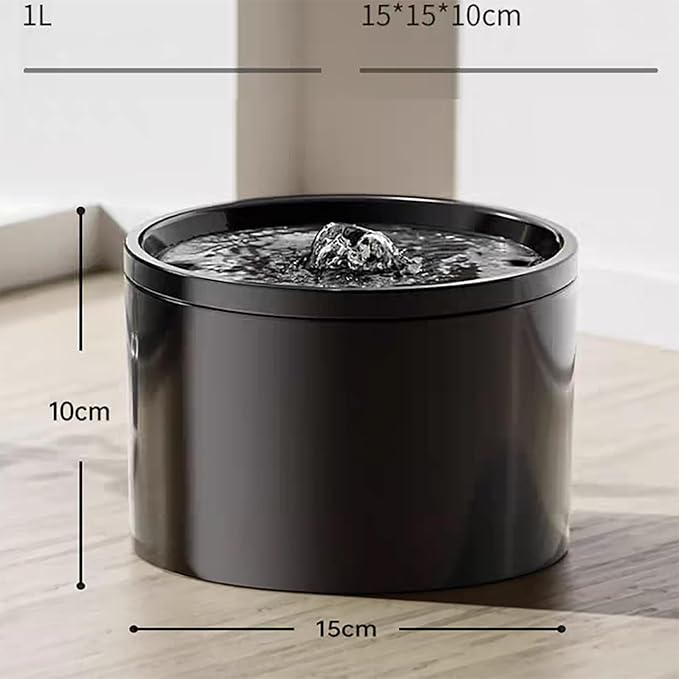 Ceramic Cat Water Fountain 33.82oz/1L Automatic Super Silent Pet Drinking - Image 5