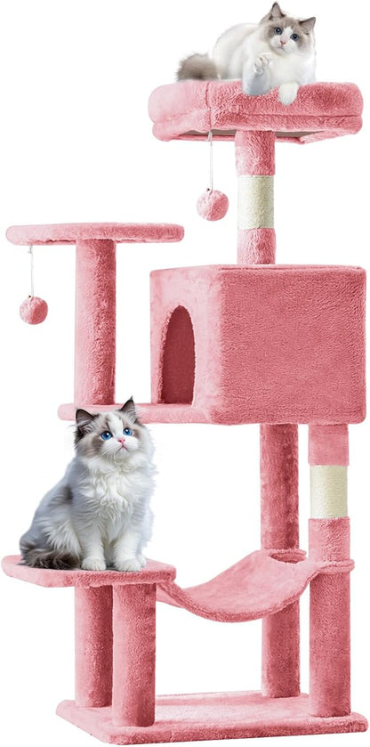 Sweetcrispy 44 Inch Cats Tree Tower, Cat Climbing Tower - Image 7