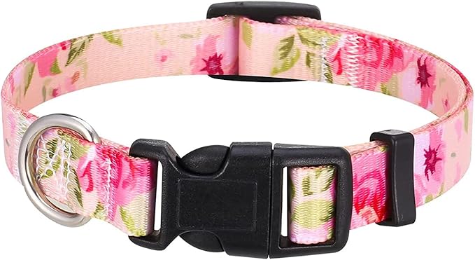 Mihqy Dog Collar with Bohemia Floral Tribal Geometric Patterns - Image 2