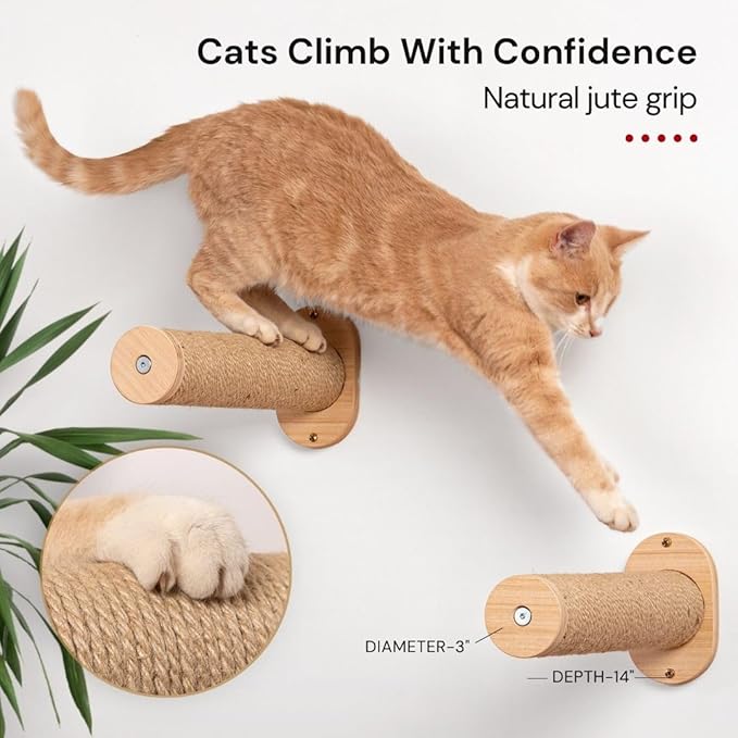 7 Ruby Road Alto Cat Wall Hammock Set — Wall Mounted Cat Shelves & Furniture - Image 8