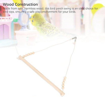 2PCS Triangle Bird Swing Toys Hummingbird Swings and perches Easy to Install - Image 7