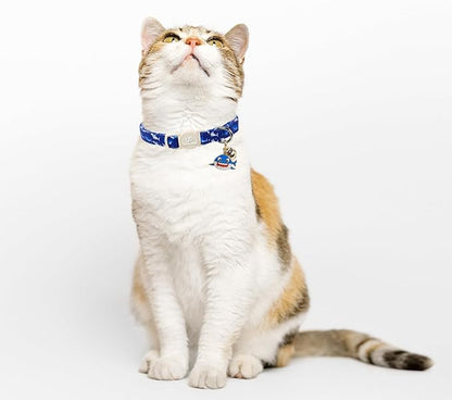 Cat Collar, Pretty Ocean Kitten Collars - Image 6