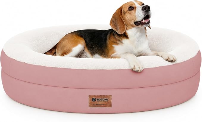 Orthopedic Dog Bed for Medium Dogs, Waterproof Dog Bed by Wozoke