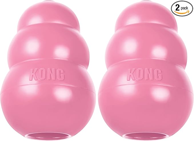 KONG - Puppy Toy Natural Teething Rubber - Fun to Chew, Chase and Fetch - by KONG