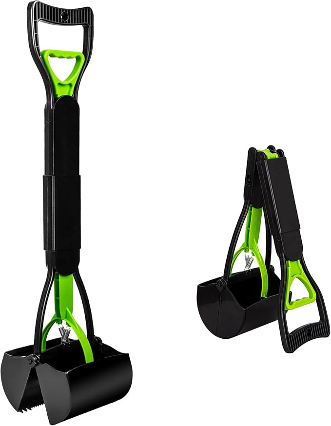 SZHLUX 32" Pooper Scooper, Foldable Dog Pooper Scooper by SZHLUX