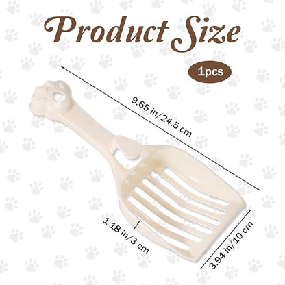 COMNICO Cat Litter Scoop, Durable Plastic Kitty Litter Sifter Scooper - Image 2