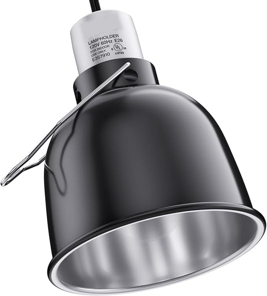 MRREPTILE Reptile Light Fixture – 5.5'' Deep Dome Lamp by MrReptile%C2%AE