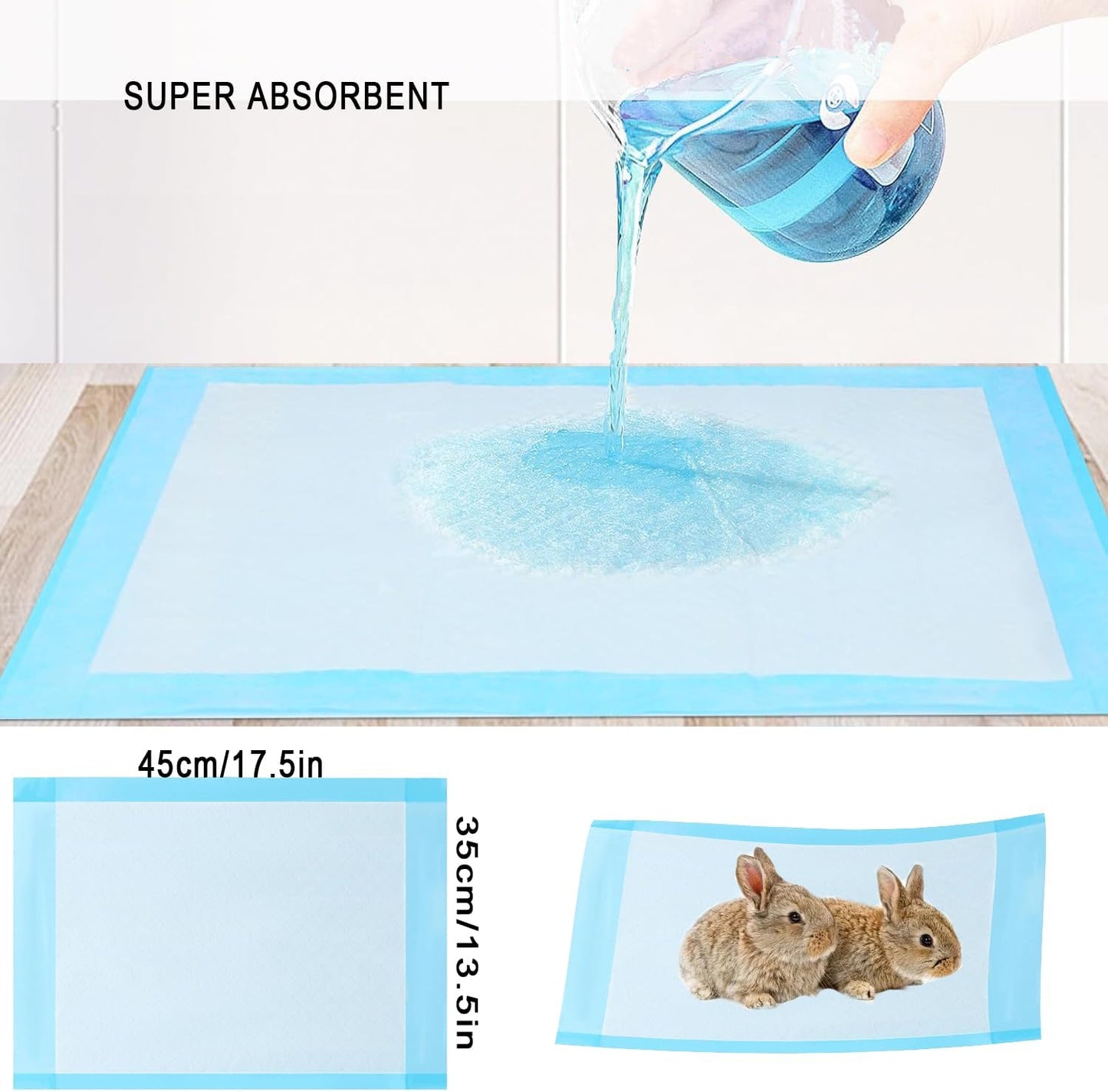 Reptile Travel Carrier Bag with Absorbent Pad Set, Pee Pad with Leak-Proof Quick-Dry Design for Guinea Pig,Portable Bearded Dragon Bag for Sugar Glider,Hedgehog,Rat,Bunny,Rat,Outdoor Used