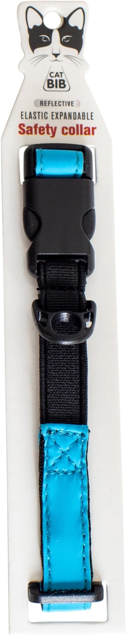 CatGoods Reflective Blue Stretch Cat Collar – Escape-Safe Alternative to - Image 4