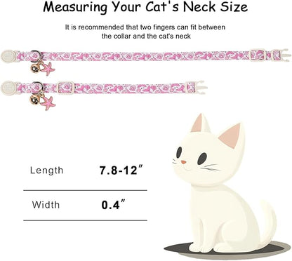 2 Pack Pink Cat Collars - Image 4