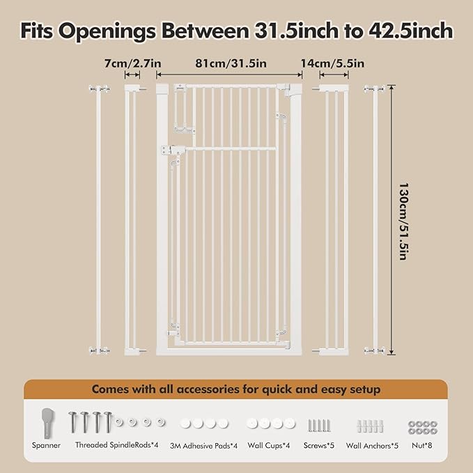51-inch Extra Tall cat Door，Suitable - Image 7