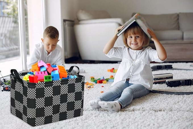 Essme Rectangular Boys Basket, Kids Storage Basket - Image 2