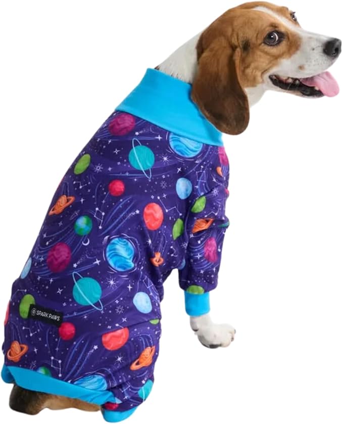 Spark Paws Dog Pajama, Dog Recovery Suit Male, Ultra-Soft and 4-Way Stretch by SparkPaws