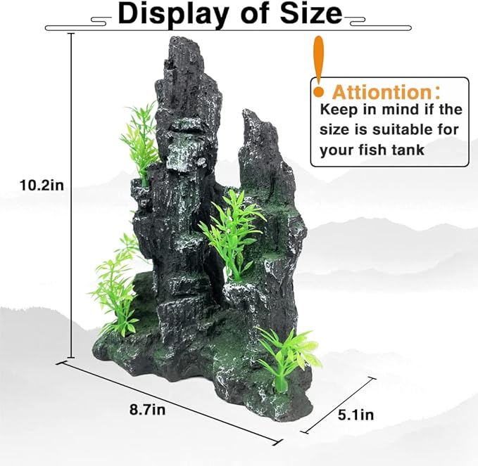 Aquarium Decorations Large and Tall Large Aquarium Decorations Fish Tank - Image 4