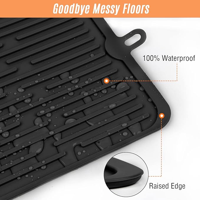 Waterproof Pet Placemat, Feeding Mats, Non Slipping Cat Food Mats, Cat Food Mats - Image 3