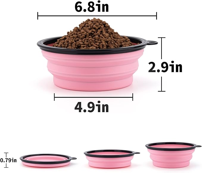 SLSON Dog Bowls Pet Collapsible Bowl - Image 4