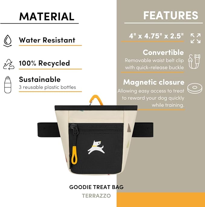 OllyDog Goodie Treat Bag, Dog Treat Pouch, Waist Belt Clip - Image 5